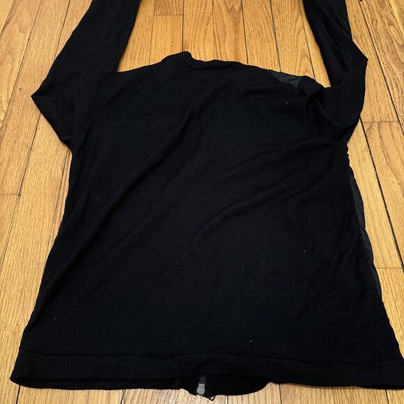 Moncler Coreana Tricot Maglia Alla Cardigan Black Womens Size M - Picture 5 of 7